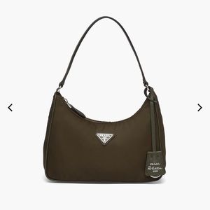 Chocolate color Prada Re Edition bag